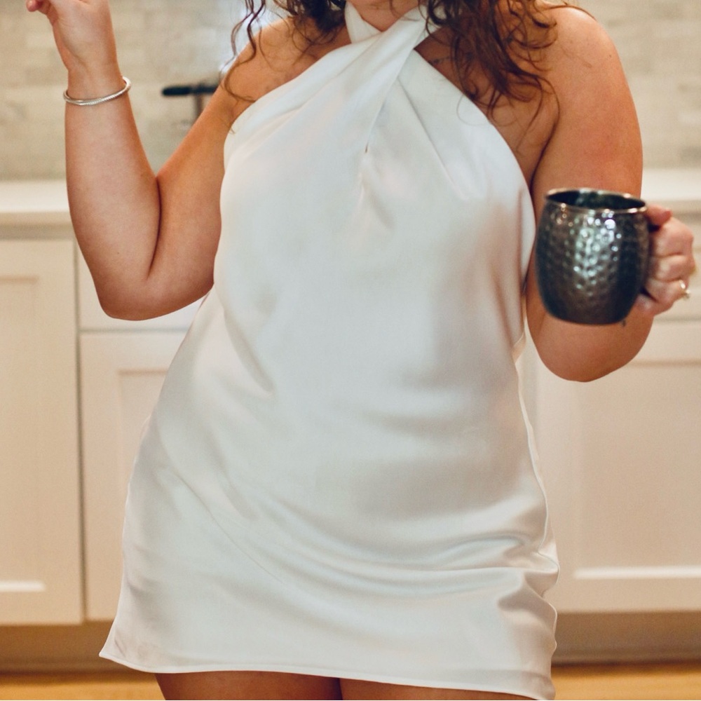 Show Me Your MuMu White Mini Dress